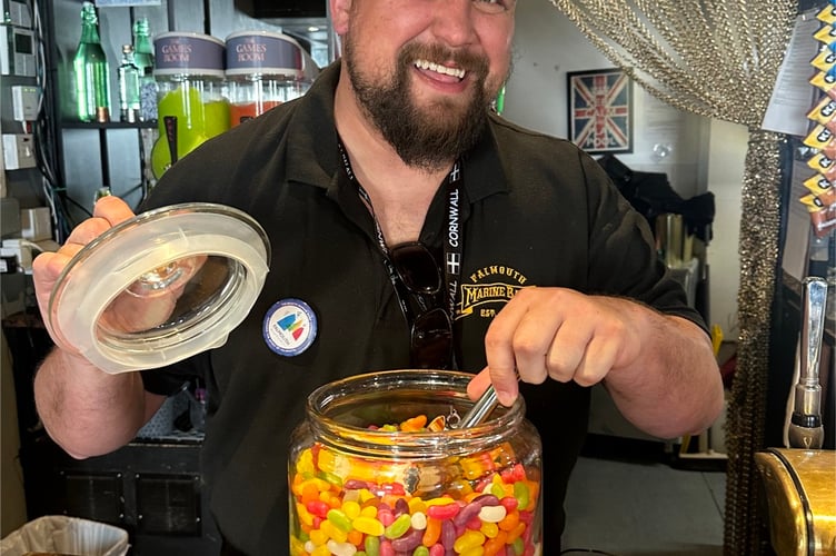 Danny Trick in Falmouth Marine Band uniform